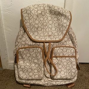 Calvin Klein backpack.